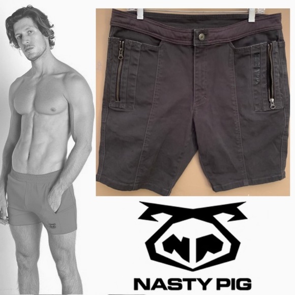 Nasty Pig Other - Nasty Pig Stretch Shorts 33 waist 9" inseam RARE